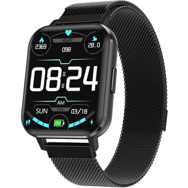

Смарт-часы с датчиком ЭКГ и пульсометром Unit Watch DTX 2.5D Bluetooth 5.0, IP68, сенсорный дисплей 326PPI, для Android и iOS, Черный