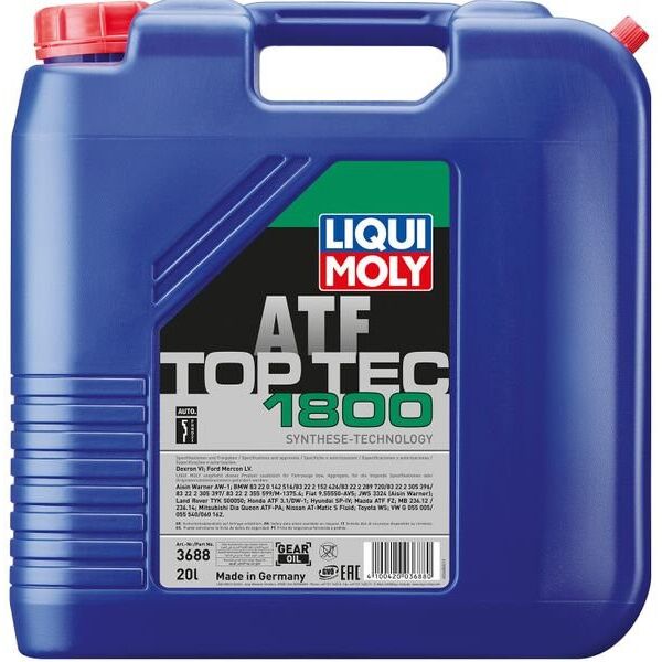 

Масло Liqui Moly Top Tec Atf 1800 20Л
