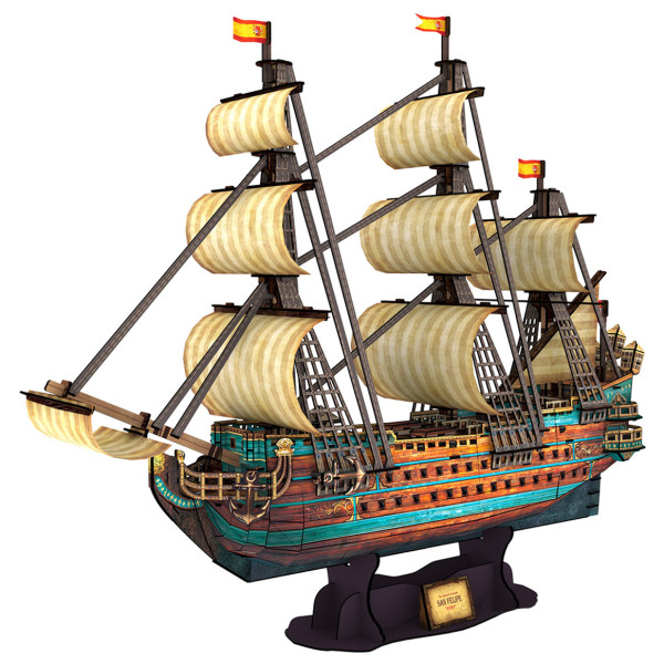 

Конструктор 3D CubicFun Испанская армада Сан Фелипе (T4017h)