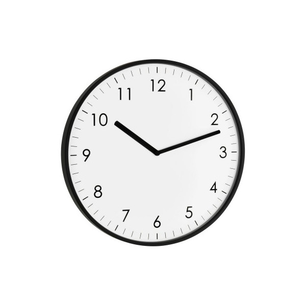

Часы настенные TFA, d=225x15 мм, чёрный (60302601)