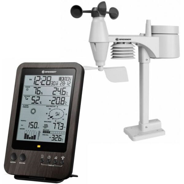 

Метеостанция Bresser Weather Center 5-in-1 WTW Wooden (7002512)