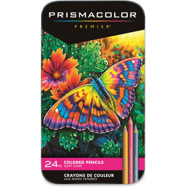 

Цветные карандаши Prismacolor Premier 24 цвета в металлическом пенале