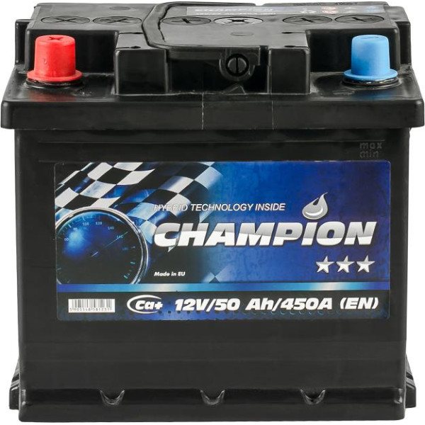 

Автомобильный аккумулятор Champion 6СТ-50 Аз Black (CHB50-1)