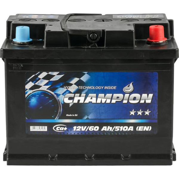 

Автомобильный аккумулятор Champion 6СТ-60 АзЕ Euro Black (CHB60-0)
