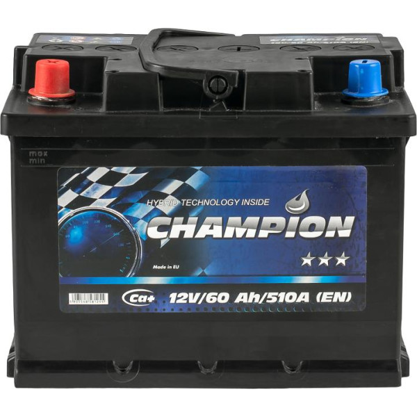 

Автомобильный аккумулятор Champion 6СТ-60 Аз Black (CHB60-1)