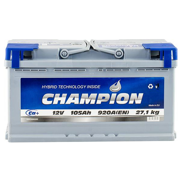 

Автомобильный аккумулятор Champion 6СТ-105 АзЕ Euro (CHG105-0)