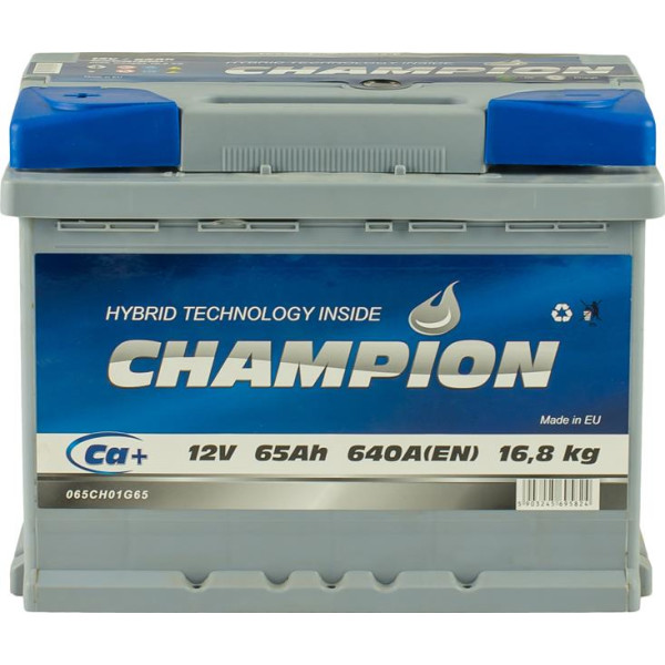 

Автомобильный аккумулятор Champion 6СТ-65 АзЕ (CHG65-1)