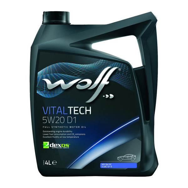 

WOLF VitalTech 5W-20 D1 4 л (8331046)