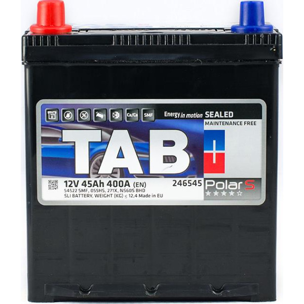 

TAB 6СТ-45 АзPolar S (246344) Тонкая клема Japan Min.