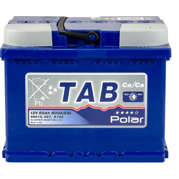 

Автомобильный аккумулятор TAB 6СТ-60 АзЕ (TPB60-0) Polar Blue Euro