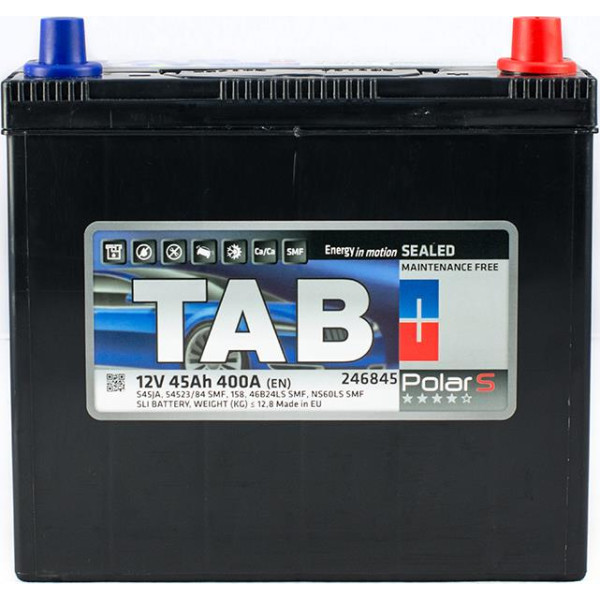 

Автомобильный аккумулятор TAB 6СТ-45 АзЕ (TPSJ45-0) Polar S Euro Japan
