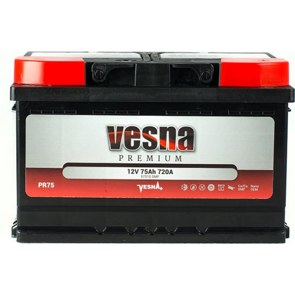 

Vesna 6СТ-75 АзЕ Premium Euro (415 075) низкий