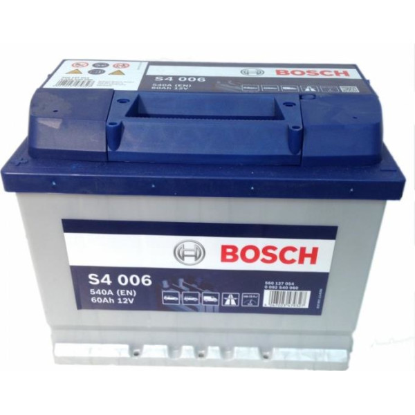 

Автомобильный аккумулятор BOSCH 6СТ-60 (S4006)