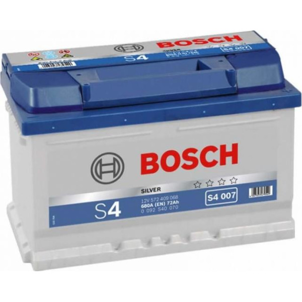 

Автомобильный аккумулятор BOSCH 6СТ-72 Н Евро (S4007)