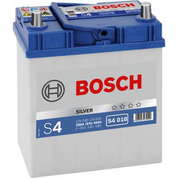 

Автомобильный аккумулятор BOSCH 6СТ-40 АЗИЯ (S4019)