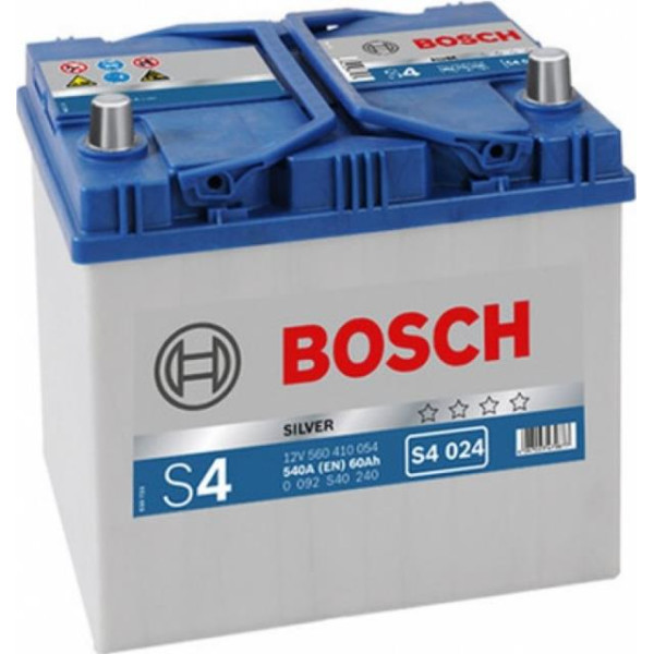 

Автомобильный аккумулятор BOSCH 6СТ-60 АЗИЯ Евро (S4024)
