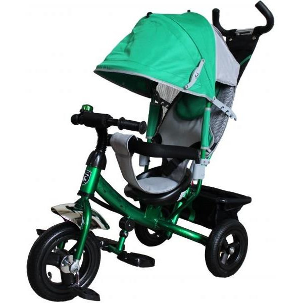 

3-х колесный Mini Trike надувные колеса 950D (зеленый/серый)