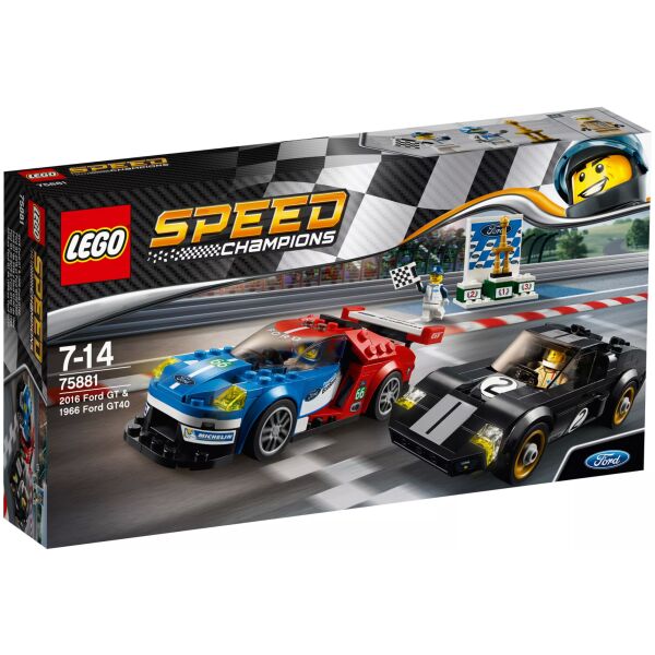 

LEGO Speed Champions 2016 Форд GT и 1966 Форд GT40 (75881)