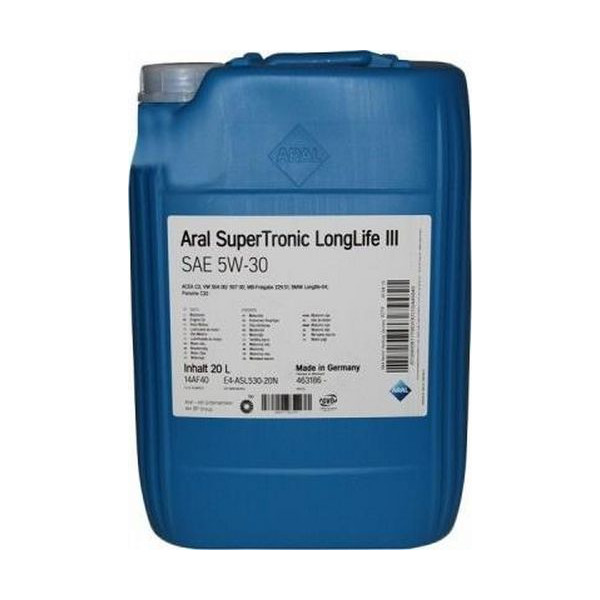 

Моторное масло Aral SuperTronic LongLife III 5W-30 20л