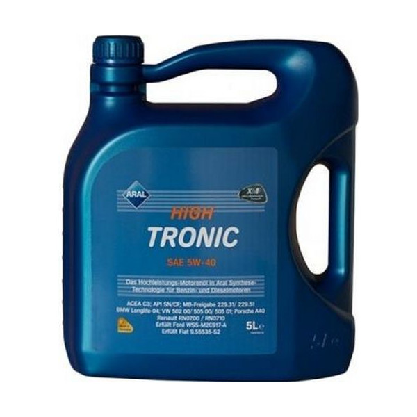 

Моторное масло Aral High Tronic 5W-40 5л