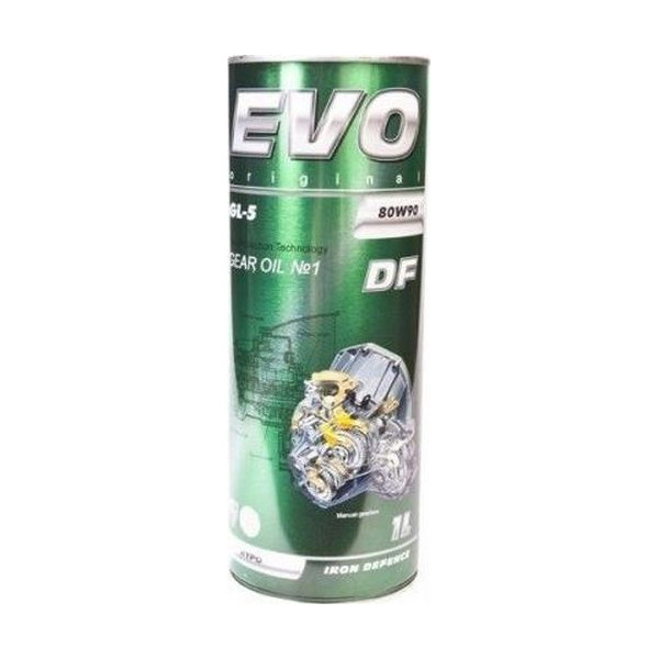 

Трансмиссионное масло EVO DF 80W-90 GL-5 Hypo 1л