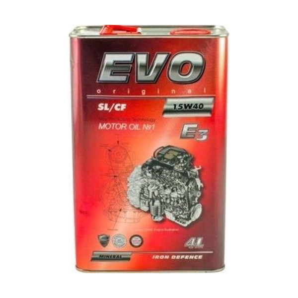 

Моторное масло EVO E3 15W-40 SL/CF 4л