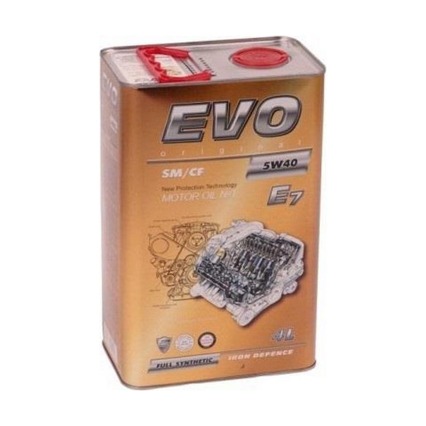 

Моторное масло EVO E7 5W-40 SN/CF 4л