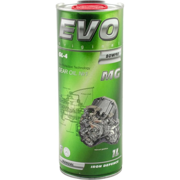 

Трансмиссионное масло EVO MG 80W-90 GL-4 Manual 1л