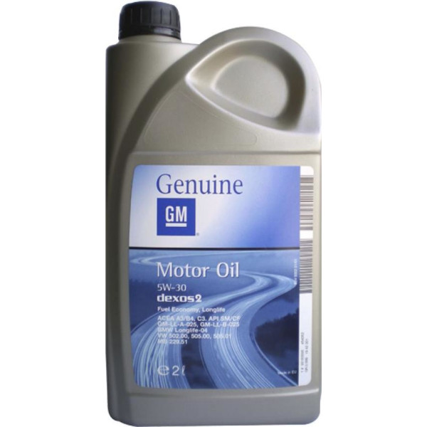 

Моторное масло GM Dexos 2 Longlife 5W-30 2л