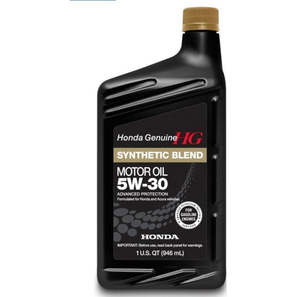

HONDA Genuie SYNTHETIC BLEND 5W-30 1qt (946 ml) (08798-9034)