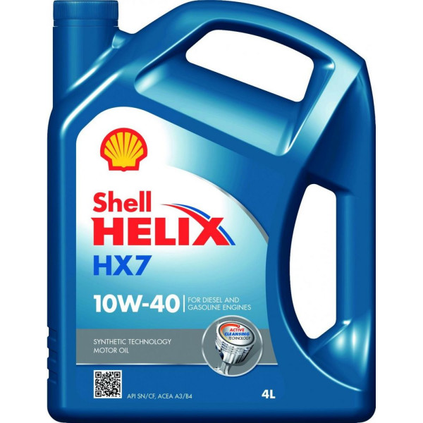 

Моторное масло Shell Helix HX7 10w-40 4л