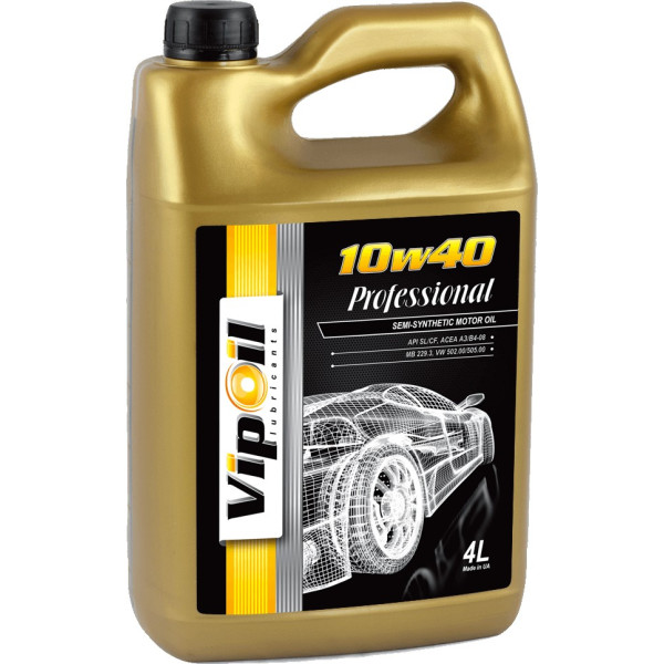 

Моторное масло VipOil Professional 10W40 SL/CF 4л