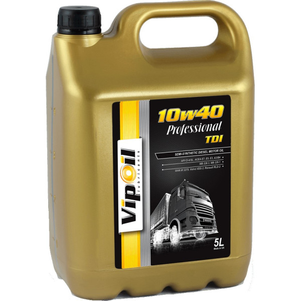 

Моторное масло VipOil Professional TDI 10W40 CI-4/SL 5л