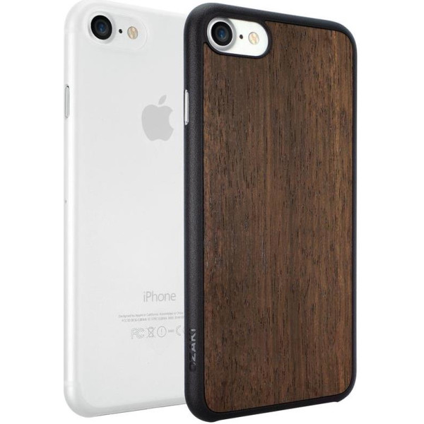 

Ozaki O!coat Jelly+wood Dark Wood/Clear iPhone 7 (OC721EC)
