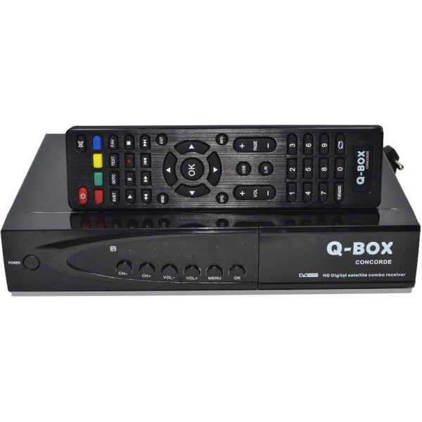 Акція на Combo-тюнер стандарта DVB-S/S2,T/T2 Q-BOX Concord від Allo UA