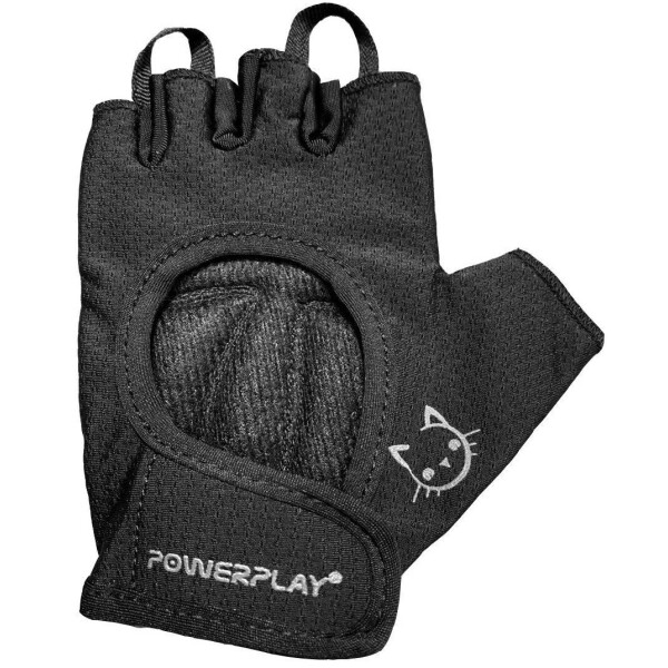 

Перчатки для фитнеса и тяжелой атлетики PowerPlay 2004 женские черные XS