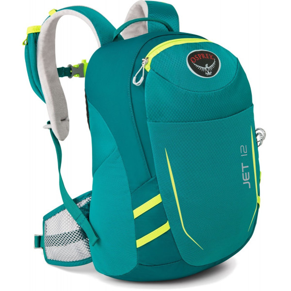 

Рюкзак Osprey Jet 12 Real Teal (бирюзовый) O/S