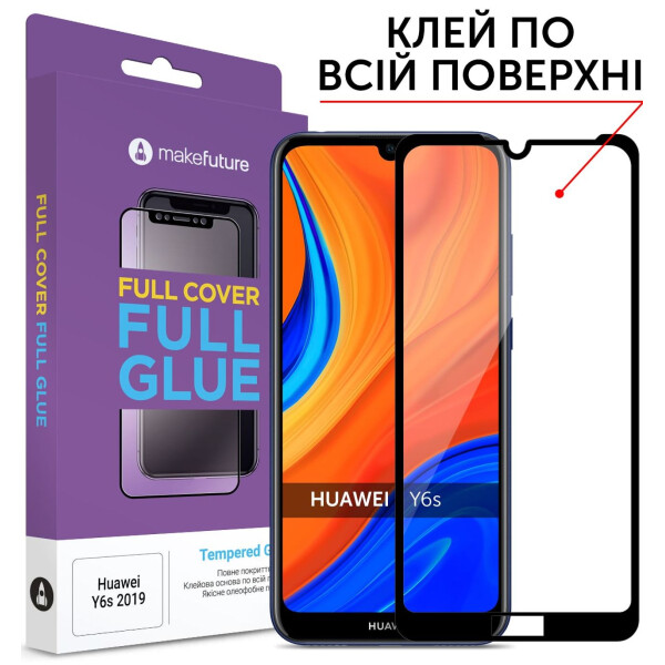 

MakeFuture Full Cover Full Glue Black для Huawei Y6s