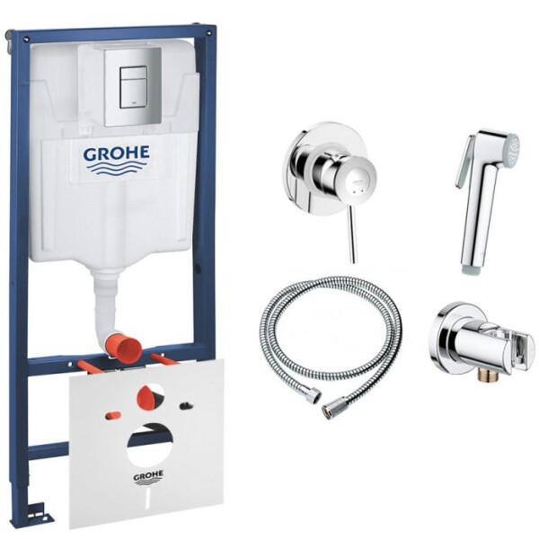 

Инсталляция Grohe Rapid SL 38772001 с кнопкой 38732000 + набор для биде Bau Classic (29048000+28105000+27512001+28628000) 111048 + звукоизоляция для инсталляции 37131000, 38772001111048
