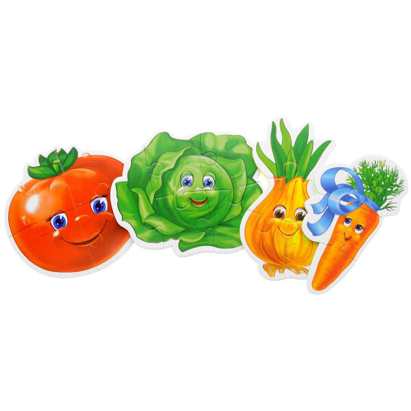 

Беби пазлы Vladi Toys Овощи VT1106-03 (рус)