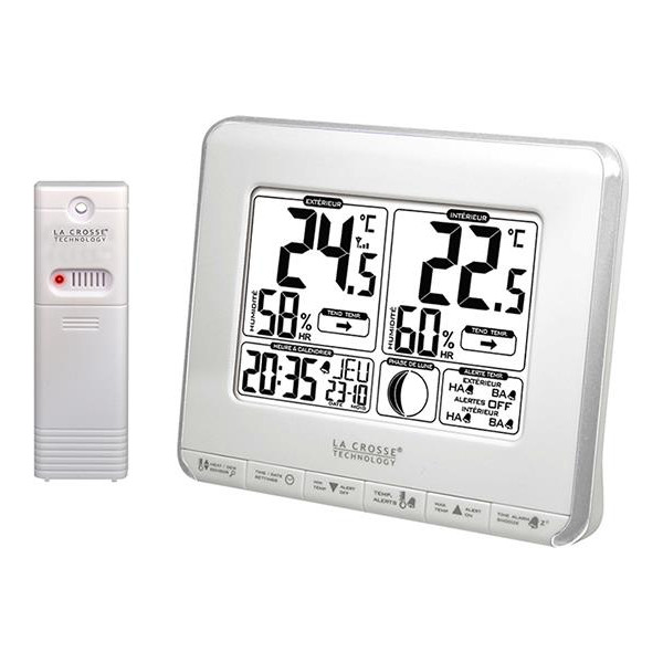 

Метеостанция La Crosse WS6812-White/Silver