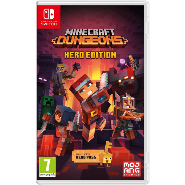 

Картридж с игрой для Nintendo Switch Minecraft Dungeons: Hero Edition