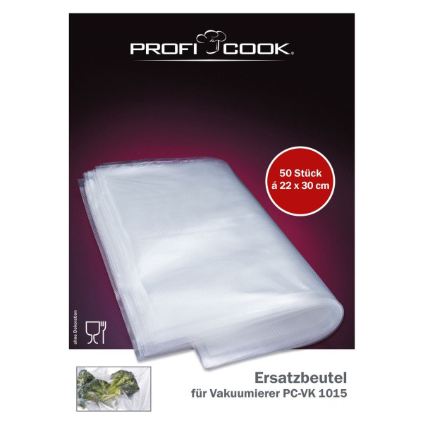 

Пакеты к аппарату для упаковки Proficook PC-VK1015 22*30см