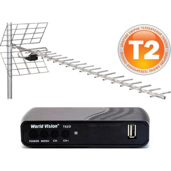 

World Vision T62D + Антенна Energy SRT 19