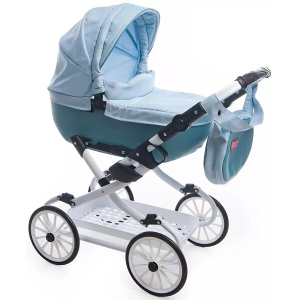 

Коляска для кукол Broco Mini Avenu 2020 10 Голубой