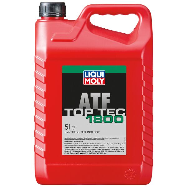 Масло для автоматических трансмиссий Liqui Moly top tec atf 1800 5л (39020)