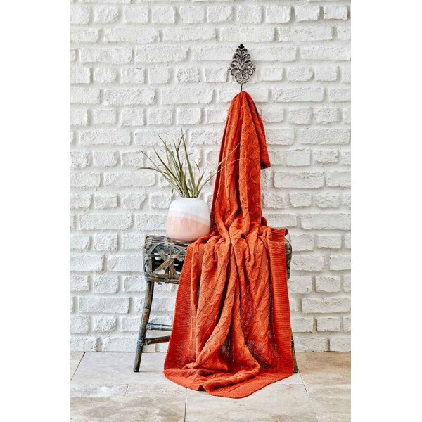 

Плед вязанный Karaca Home - Sofa bordo бородовый 130*170 (svt-2000022253673)