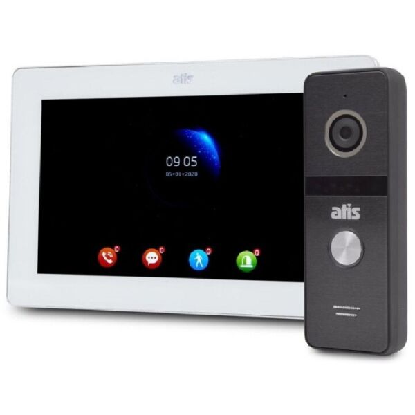 

Комплект видеодомофона Atis AD-770FHD white + AT-400FHD black