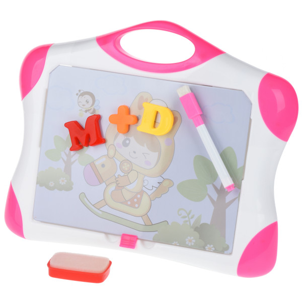 

Магнитная доска для обучения Same Toy розовая 009-2044CUt
