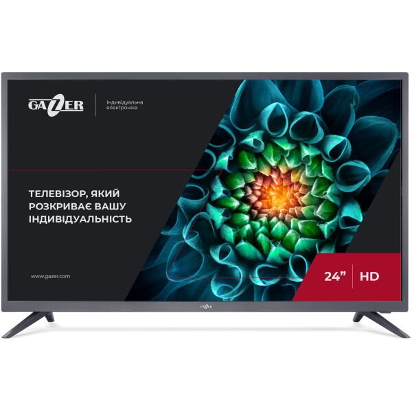 

Телевизор 24" Gazer TV24-HS2G Smart TV Graphite
